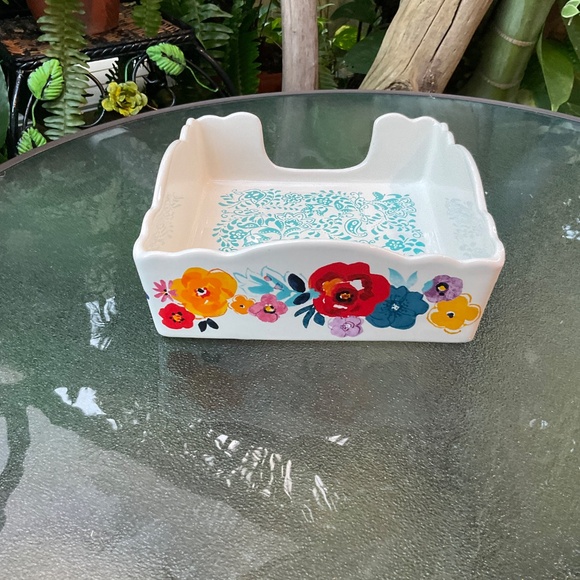 Pioneer Woman Ceramic Napkin Holder - Picture 3 of 4